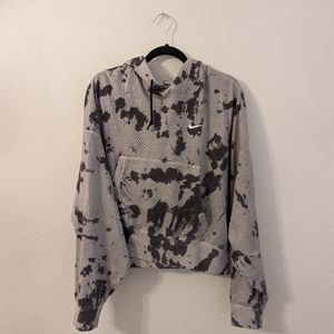 Nike Cropped Hoodie Tiedye